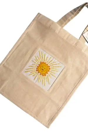 Pagamento Sicuro Borsa Tote con Tessuto Aida per Ricamare - Pony