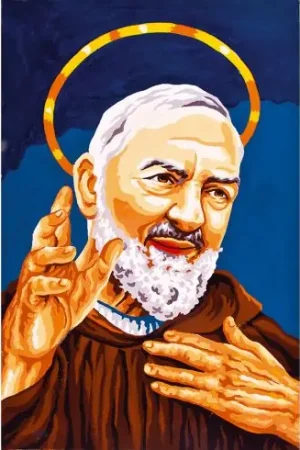 Canovaccio antico - Padre Pio - Collection d'Art Prezzo Scontato