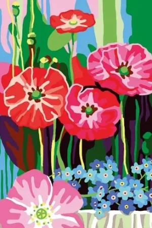 Canovaccio antico - Papaveri e fiordalisi - Collection d'Art Scelto Dai Clienti