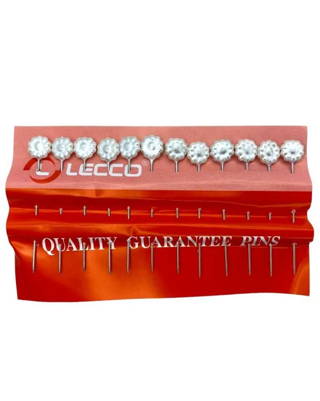 Acquista Ora Spilloni Testa Fiore Perlato 12 Pz Cucirini Tre Stelle