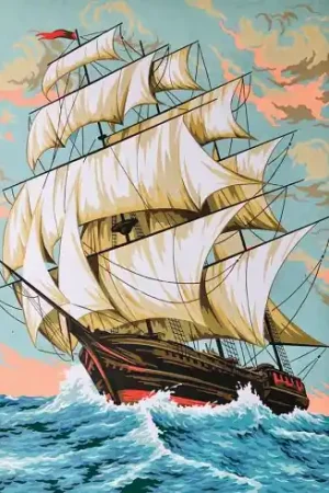 Prezzo Di Fabbrica Canovaccio antico - Bollo veliero - Gobelin. L