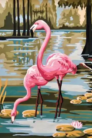 Canovaccio antico - I fenicotteri rosa - Gobelin. L Spedito Oggi