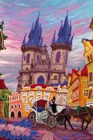 Ultima Occasione Kit di ricamo con perline - Praga attraverso lo specchio - Nova Sloboda