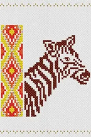 Occasione Imperdibile Kit per ricamo a punto croce con perline - Zebra - Marie Coeur
