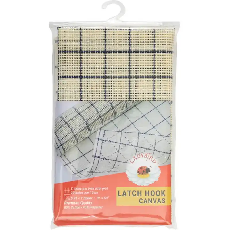 Tela Canvas per Latch Hook 152 cm x 91.4 cm - Ladybird Prezzo Basso