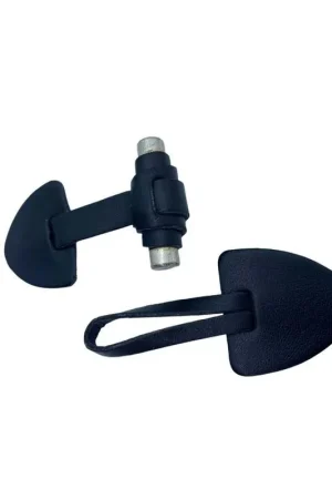 Solo Oggi ALAMARI IN PELLE E METALLO 11X4 CM NERO