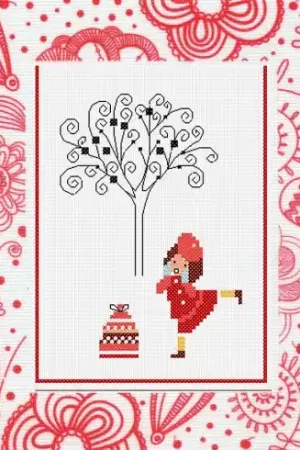 kit ricamo a punto croce - ricamo segreto, ricamo sorpreso, ricamo cieco, ricamo mistero, - Marie Coeur Bestseller