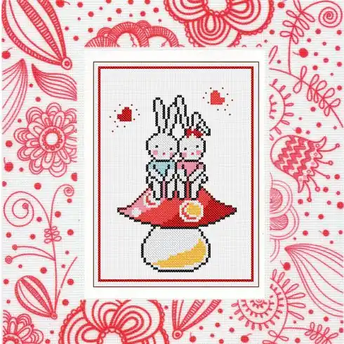 Must-Have kit ricamo a punto croce - Tenerezza - Marie Coeur