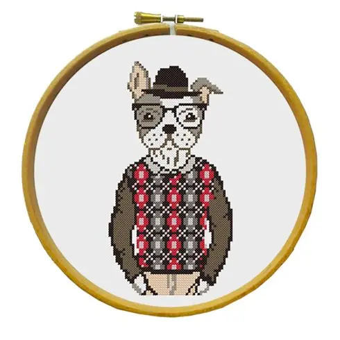 kit ricamo a punto croce - Hector - Marie Coeur Prezzo Scontato