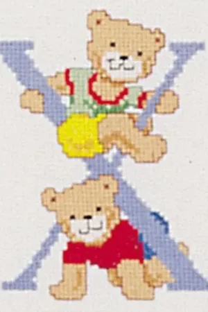 Direttamente Dal Produttore kit ricamo a punto croce - Lettera X - Vervaco