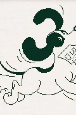 kit ricamo a punto croce - Il giornale del mattino - Points de repère Economico