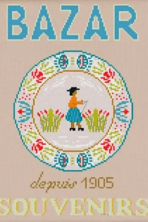 kit ricamo a punto croce - Ricordo - Points de repère Esclusivo