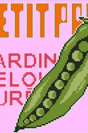 Ultime Pezzi kit ricamo a punto croce - Piselli - Points de repère