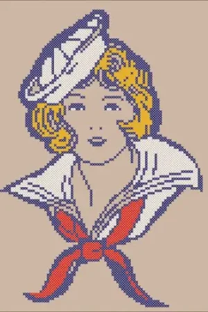 kit ricamo a punto croce - Marinette Tatoo - Points de repère Compra Adesso