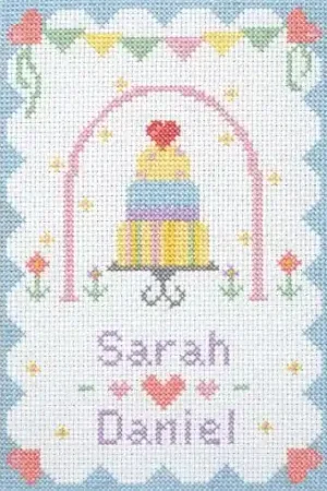 Spedito Oggi kit ricamo a punto croce - Matrimonio - Anchor