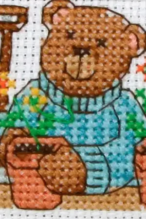 Offerta Lampo kit ricamo a punto croce - Giardiniere - Anchor