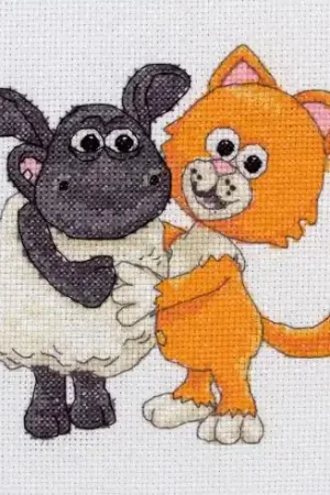 Scelto Dai Clienti kit ricamo a punto croce - Mittens e timmy - Anchor