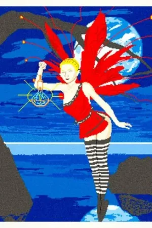 Ultime Pezzi kit ricamo a punto croce - Fata fondo blu - Anagram