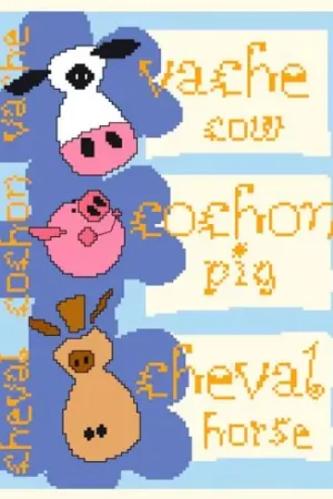 Acquista Ora kit ricamo a punto croce - La fattoria - Anagram