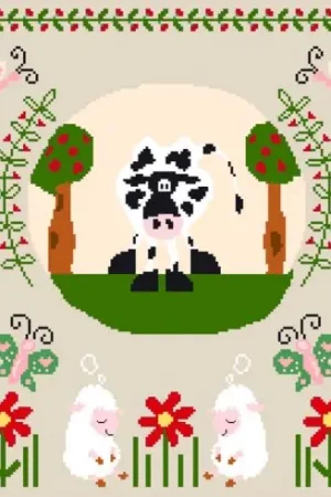 Must-Have kit ricamo a punto croce - La mucca e il montone - Anagram