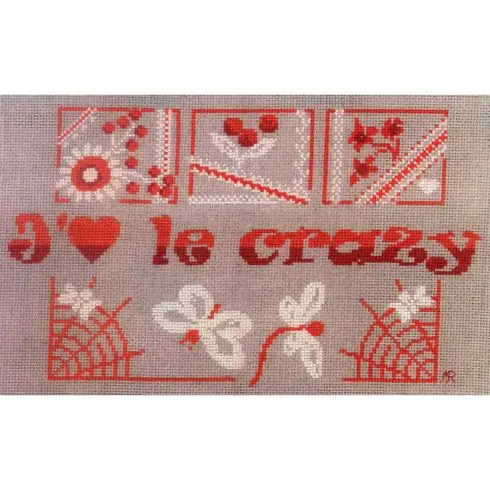 Ultima Occasione kit ricamo a punto croce - Love le crazy - Anagram