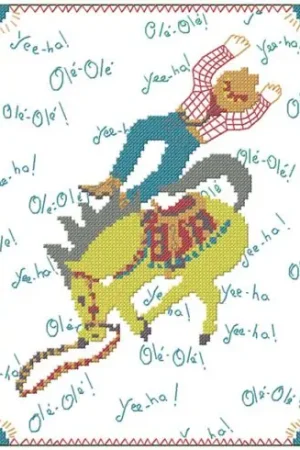 Novità kit ricamo a punto croce - Rodeo - Carré d'as