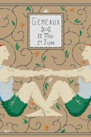 kit ricamo a punto croce - I Gemelli - Carré d'as Affare