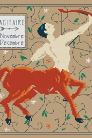 kit ricamo a punto croce - Sagittario - Carré d'as Promozione