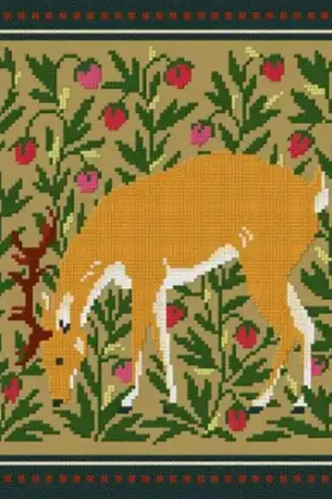 Subito Disponibile kit ricamo a punto croce - Il cervo - Carré d'as