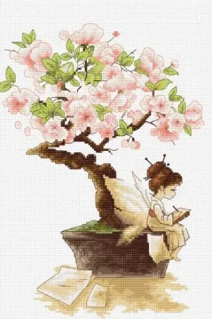 Novità kit ricamo a punto croce - Sakura - Luca-S