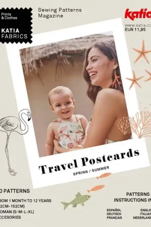 Offerta Limitata Rivista Katia Fabrics Travel Postcards - 2024