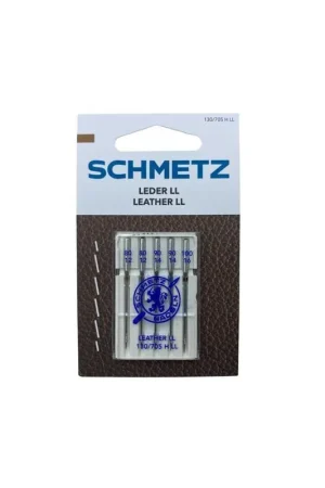 Prezzo Conveniente 5 Aghi Schmetz Leder-Nadel 80/12, 90/14, 100/16 – Per Pelle e Cuoio