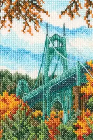 Affare kit ricamo a punto croce - St Johns bridge - RTO