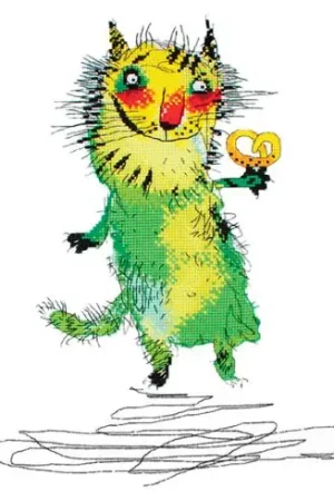 Compra Oggi Stesso kit ricamo a punto croce - Un gatto felice - RTO