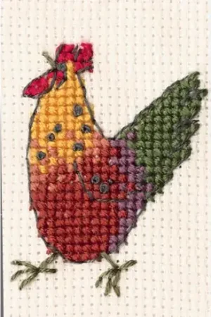 kit ricamo a punto croce - Gallina - RTO Compra Online