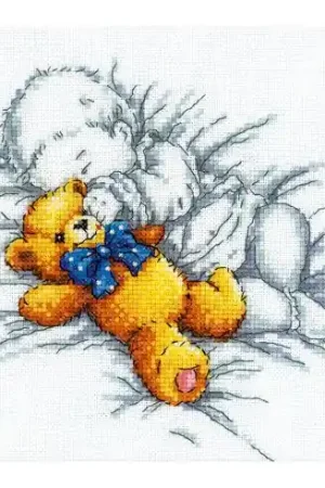 Affare kit ricamo a punto croce - Buona notte - RTO