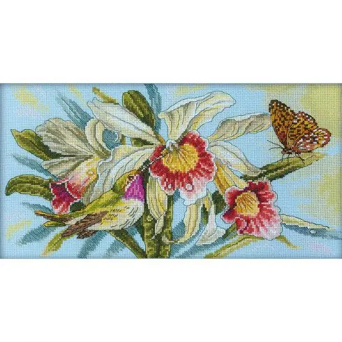 kit ricamo a punto croce - Giardino magico - RTO Ultime Pezzi