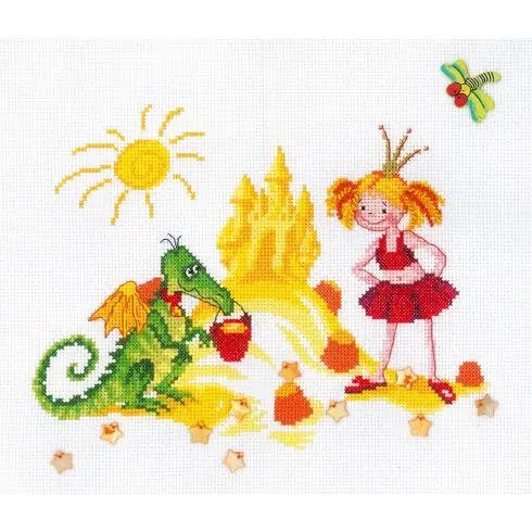 kit ricamo a punto croce - Castelli di sabbia - RTO Compra Adesso