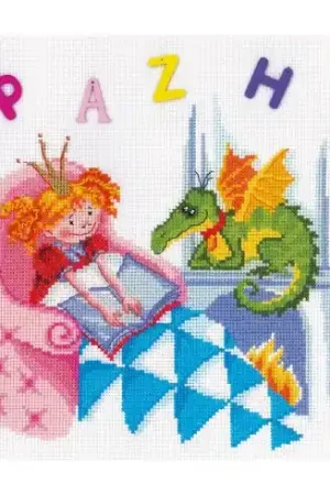 kit ricamo a punto croce - La lettura - RTO Offerta