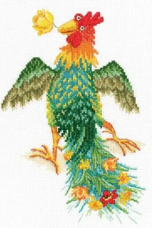 kit ricamo a punto croce - Sono l'uccello di fuoco - RTO Spedizione Espresso