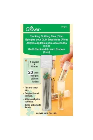 Soddisfatti O Rimborsati Clover, Spilli Stacking Quilting - 20 Pz