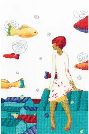 kit ricamo a punto croce - Che fluttua tra le nuvole - RTO Ultimissimo Modello