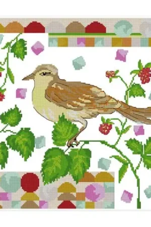 Miglior Prezzo kit ricamo a punto croce - Pouillot fischiatore - Luc Créations