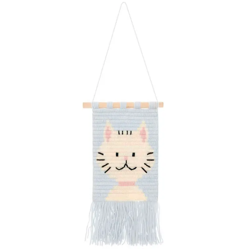 Promo Stagionale Kit da Ricamo Longstitch - Ciondolo Gatto - Rico Design