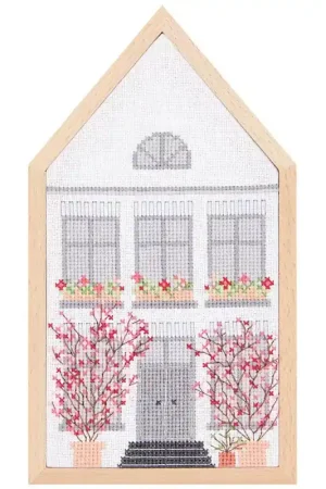 Kit a Punto Croce Casa di Legno - Spring House - Rico Design Reso Gratuito