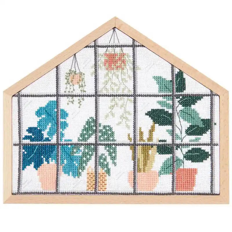 Ordina Subito Kit a Punto Croce Casa di Legno - Urban Jungle - Rico Design