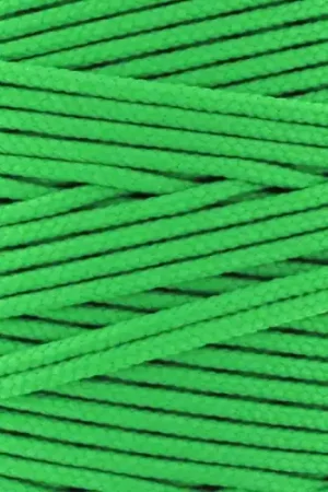 Fil de jade / Fil nylon tressé 1,1 mm Vert Fluo x1m Solo Oggi