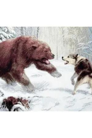 Prezzo Scontato kit ricamo a punto croce - Ospite della foresta - Charivna Mit