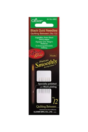Clover, Aghi Neri Per Quilting n°12 - 6 pz Acquista Ora