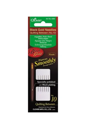 Clover, Aghi Neri Per Quilting n°10 - 6 pz Miglior Prezzo